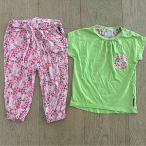 Polarn O. Pyret matching shirt and pants size 1.5-2yr old